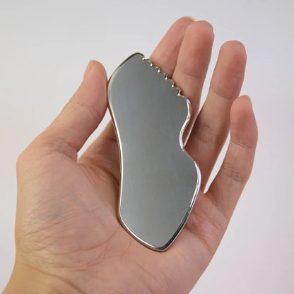 Premium Stainless Steel Gua Sha | Velours Noir