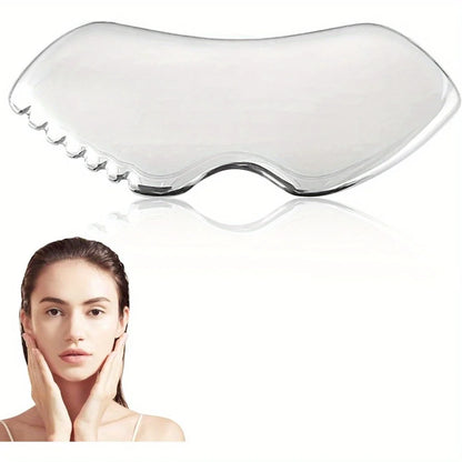 Premium Stainless Steel Gua Sha | Velours Noir