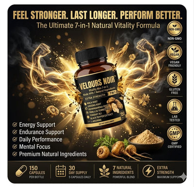 Maca Vitality Max™ Natural Energy-Endurance-Vitality